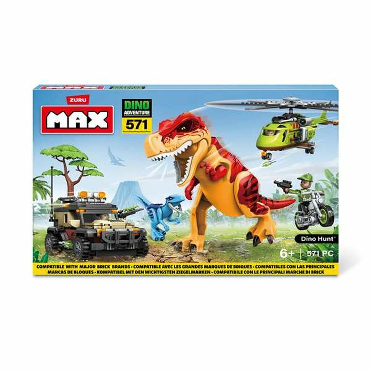 Zuru MAX Dino Adventure byggesæt - 592 dele (33 × 48,3 × 7,6 cm)