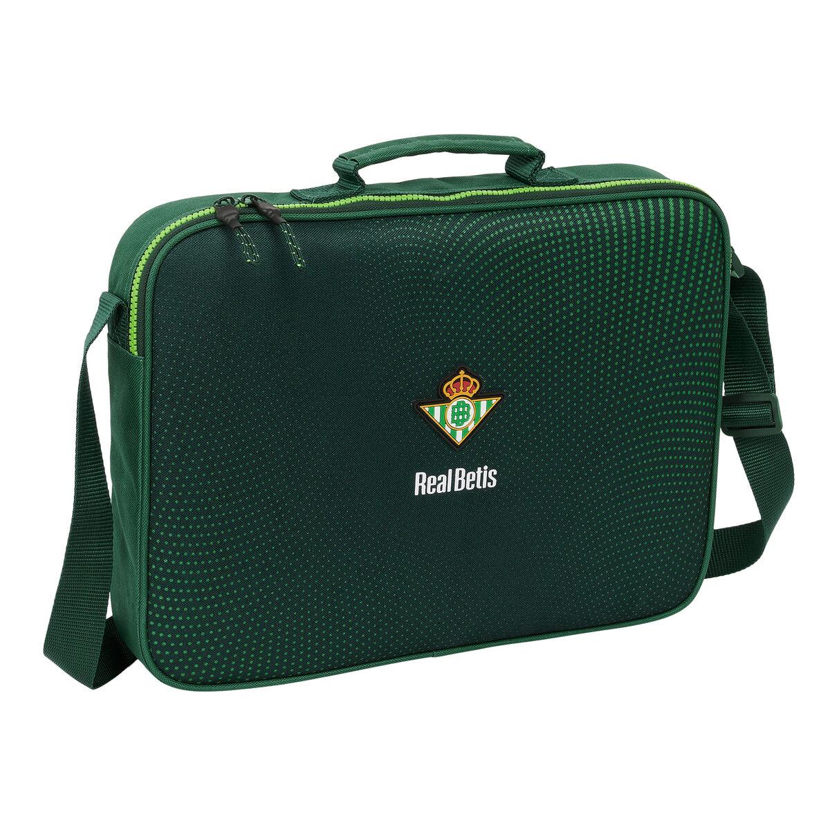 Skole skoletaske Real Betis Balompié - grøn 38 × 28 × 6 cm