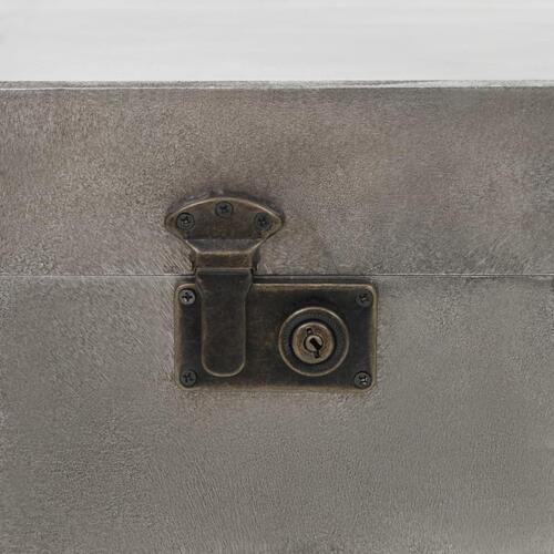Sofabord MDF og aluminium 102 x 51 x 47,5 cm