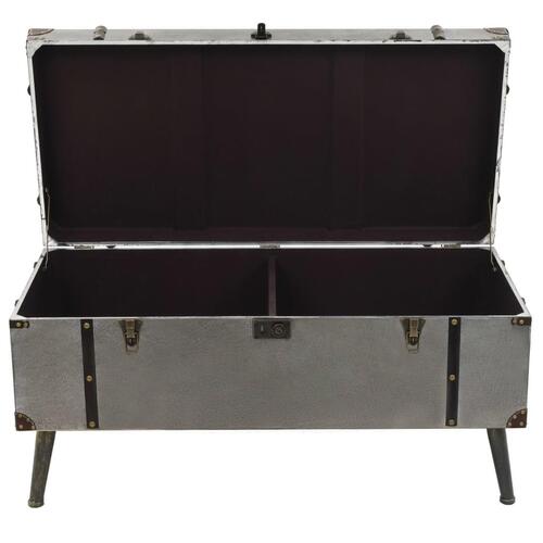 Sofabord MDF og aluminium 102 x 51 x 47,5 cm
