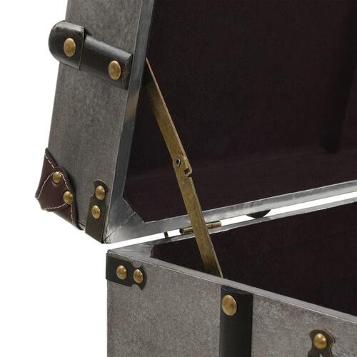 Sofabord MDF og aluminium 102 x 51 x 47,5 cm