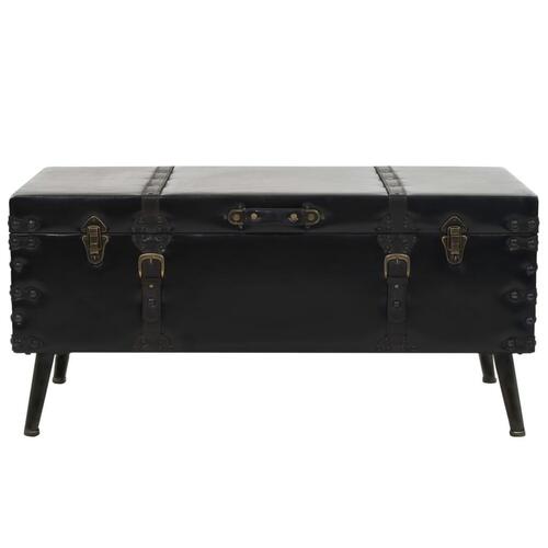Sofabord MDF og stål 102 x 51 x 48 cm