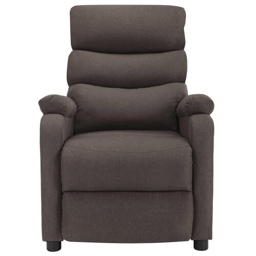 Massagestol stof gråbrun