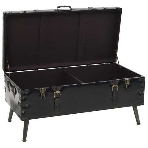 Sofabord MDF og stål 102 x 51 x 48 cm
