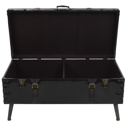 Sofabord MDF og stål 102 x 51 x 48 cm