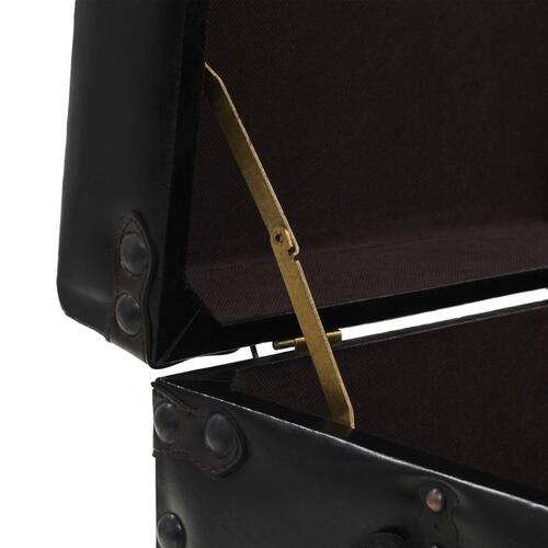 Sofabord MDF og stål 102 x 51 x 48 cm