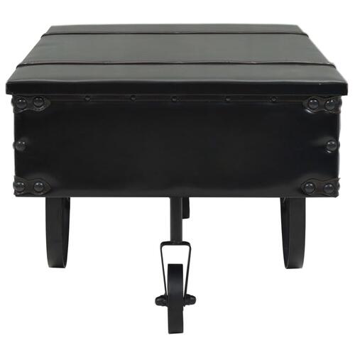 Sofabord MDF og fyrretræ 110 x 55 x 43 cm