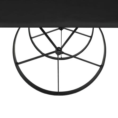 Sofabord MDF og fyrretræ 110 x 55 x 43 cm