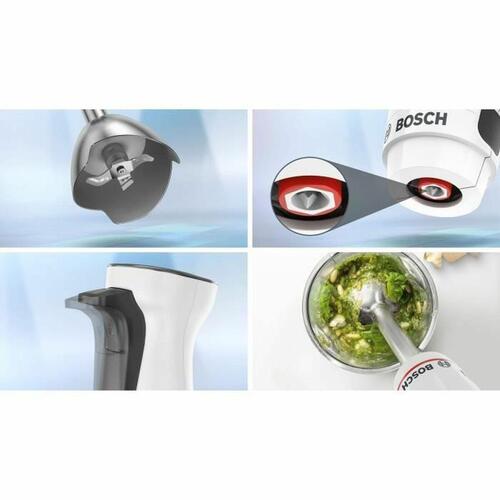 Håndblender BOSCH MSM4W210 600 W Hvid Sort/Hvid