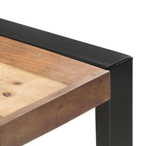 Spisebord 200x100x75 cm massivt træ med sheeshamfinish