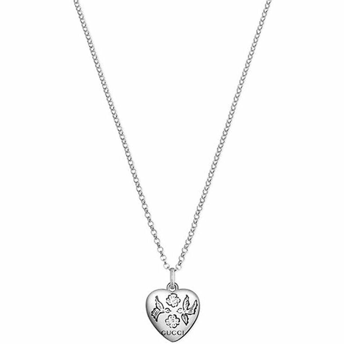 Halskæde dame - Gucci sølvfarvet (YBB455542001)