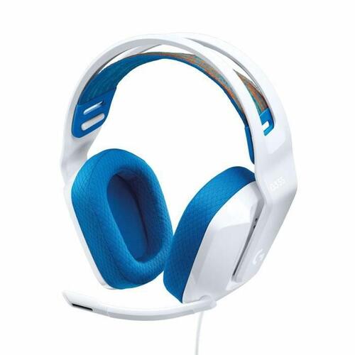 Logitech G335 gaming headset med mikrofon - hvid