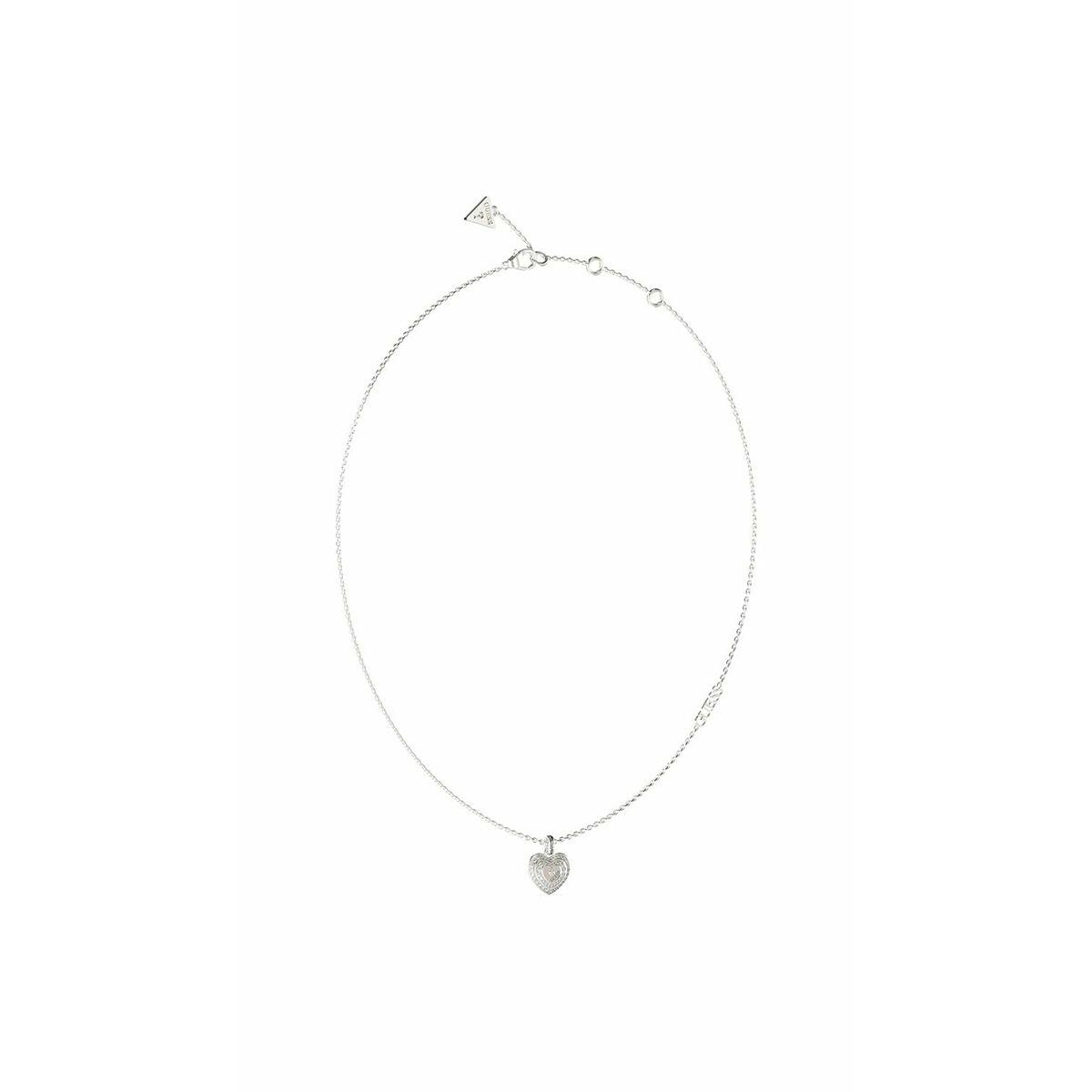 Guess vedhæng til kvinder - sølvfarvet rustfrit stål