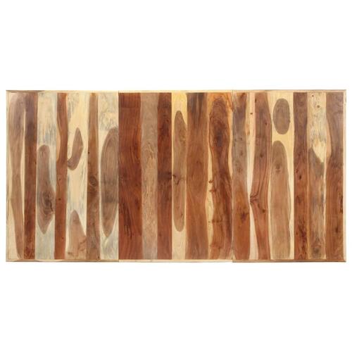 Spisebord 200x100x75 cm massivt træ med honningfarvet finish
