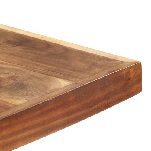 Spisebord 200x100x75 cm massivt træ med honningfarvet finish