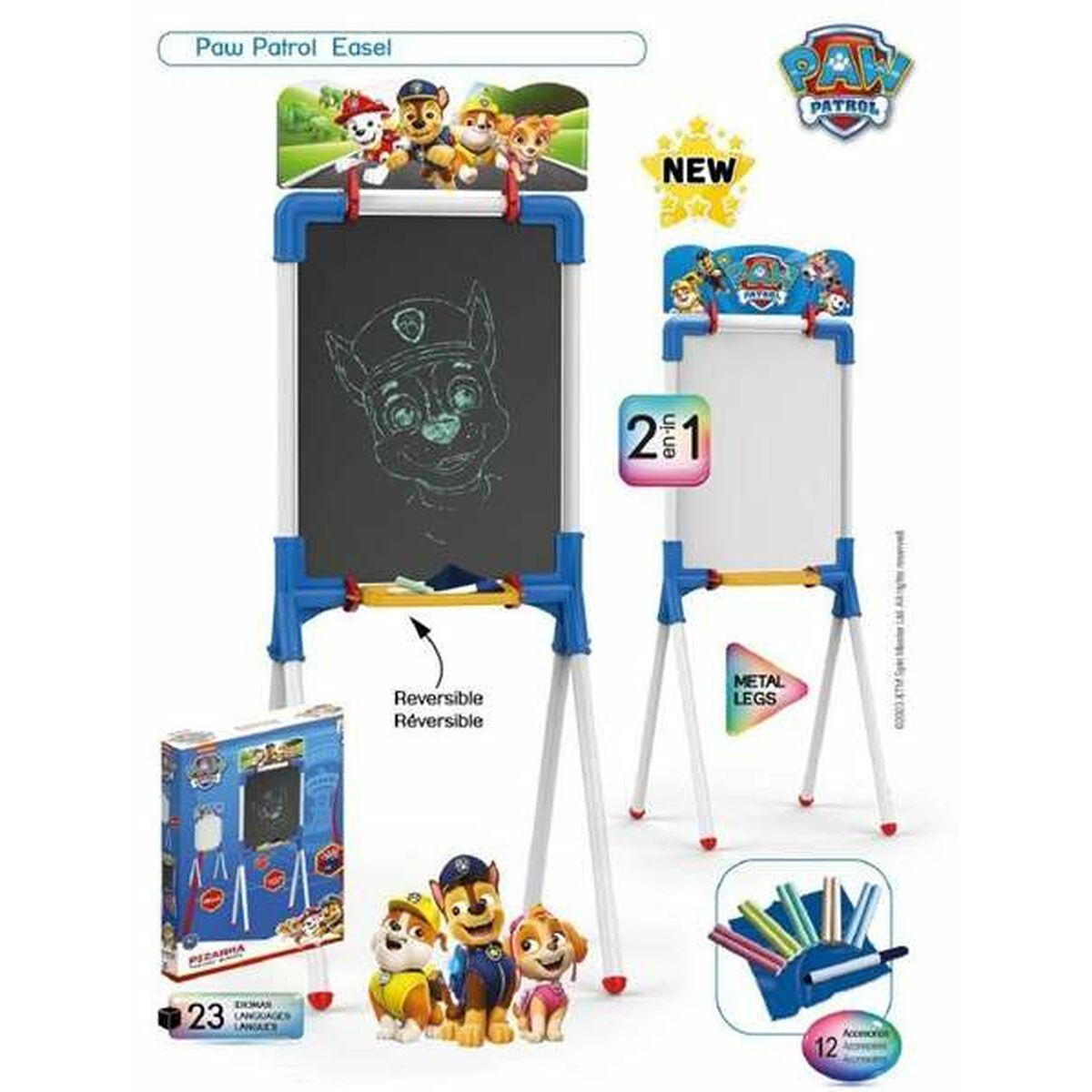 Dobbeltsidet tavle med Paw Patrol - 37 × 32 × 98 cm