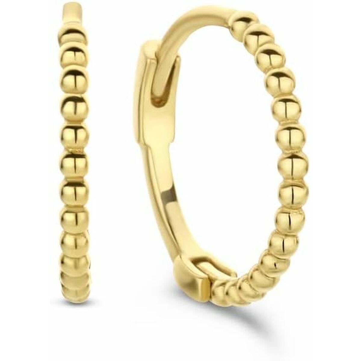 New Bling øreringe 9NB-0775 - elegante hoops i guldfinish