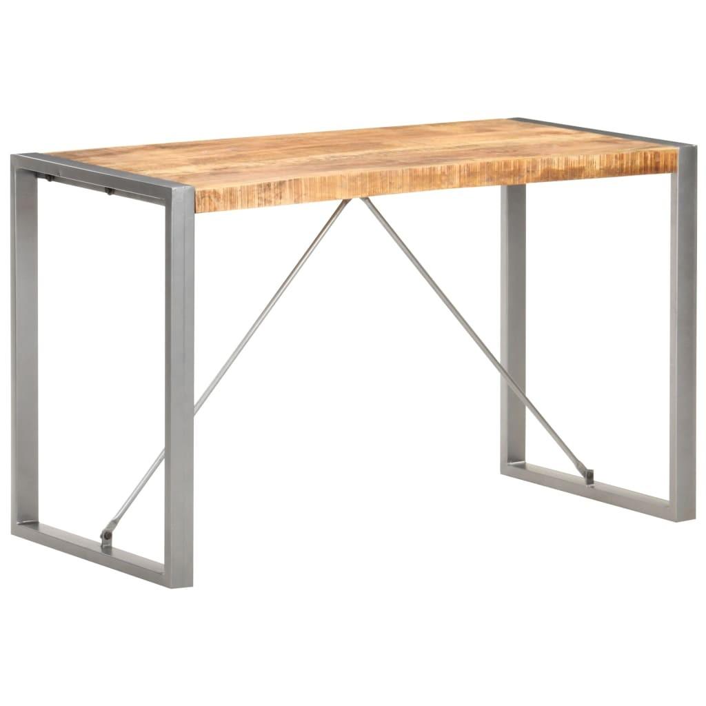 Spisebord 120x60x75 cm massivt ru mangotræ