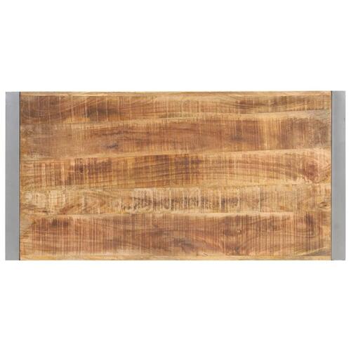 Spisebord 120x60x75 cm massivt ru mangotræ