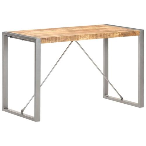 Spisebord 120x60x75 cm massivt ru mangotræ