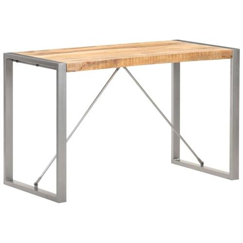Spisebord 120x60x75 cm massivt ru mangotræ