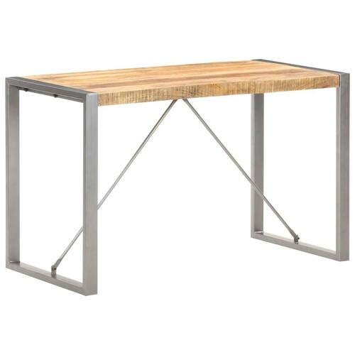 Spisebord 120x60x75 cm massivt ru mangotræ