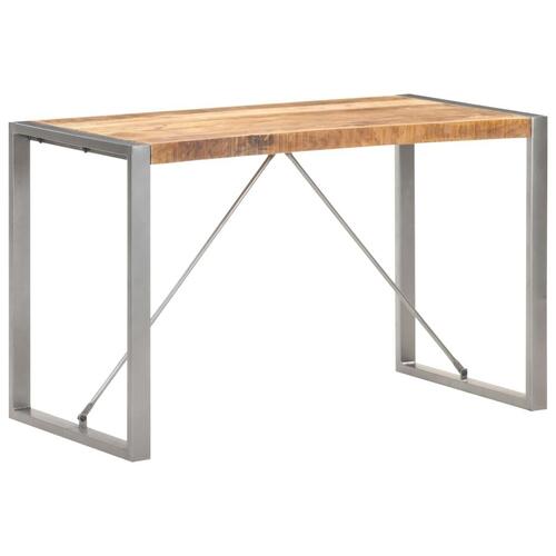 Spisebord 120x60x75 cm massivt ru mangotræ