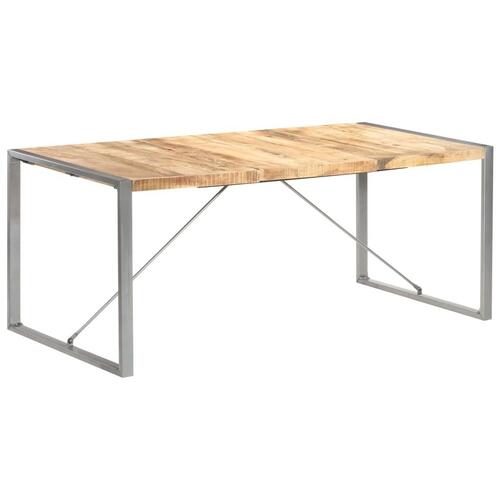 Spisebord 180x90x75 cm massivt ru mangotræ