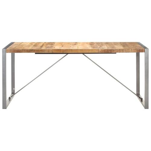 Spisebord 180x90x75 cm massivt ru mangotræ