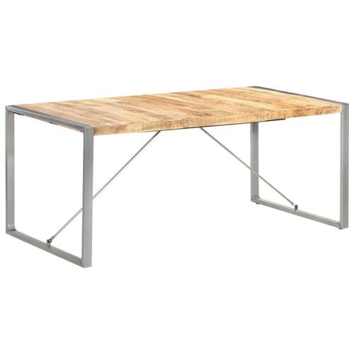 Spisebord 180x90x75 cm massivt ru mangotræ
