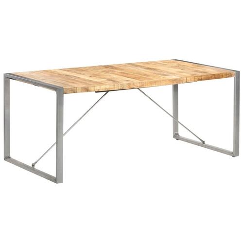 Spisebord 180x90x75 cm massivt ru mangotræ