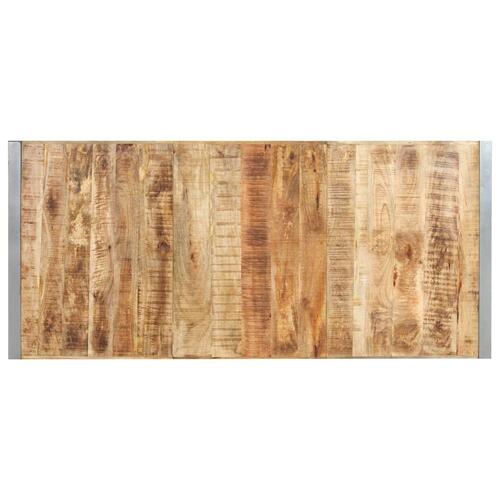 Spisebord 220x100x75 cm massivt ru mangotræ