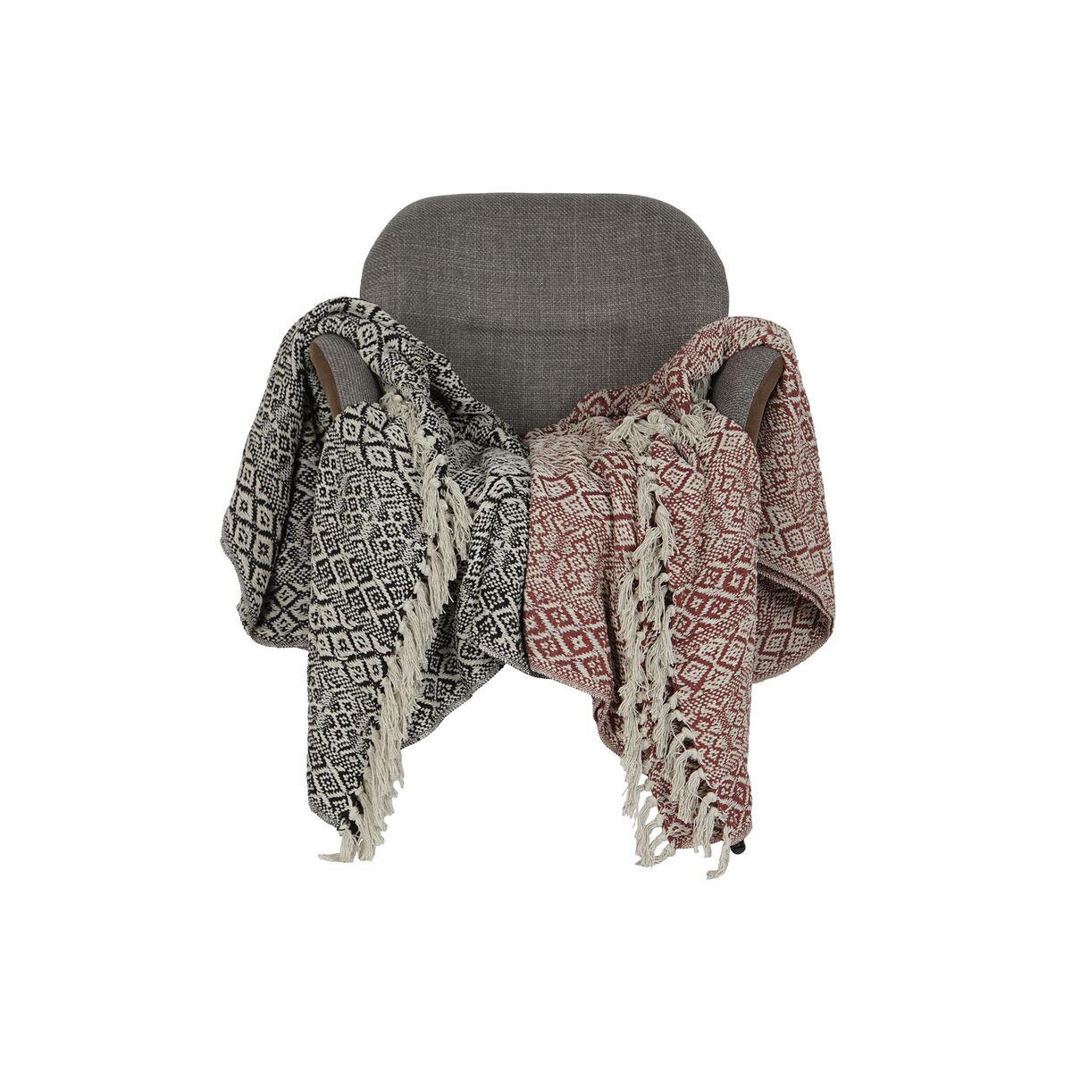 Sengetæpper, 2 stk., multifarvet - 130 × 170 cm