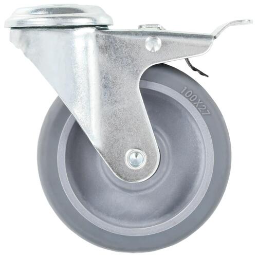 Drejehjul med bolthul 16 stk. 100 mm