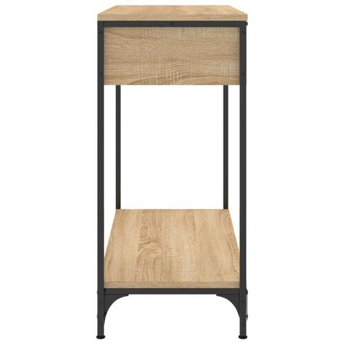 Konsolbord 75x34,5x75 cm konstrueret træ sonoma-eg