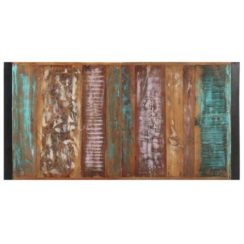 Sofabord 140x70x40 cm massivt genbrugstræ