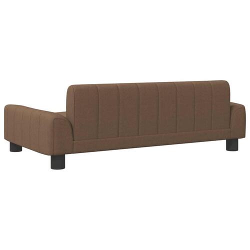 Hundeseng 90x53x30 cm stof brun