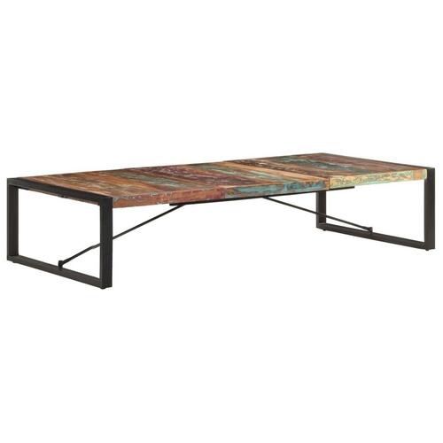 Sofabord 180x90x40 cm massivt genbrugstræ
