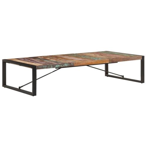 Sofabord 180x90x40 cm massivt genbrugstræ