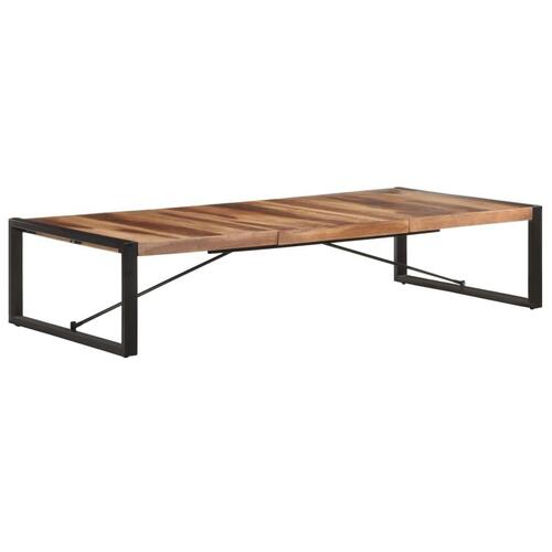 Sofabord 180x90x40 cm massivt træ med sheeshamfinish
