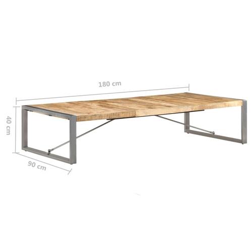 Sofabord 180x90x40 cm ru mangotræ