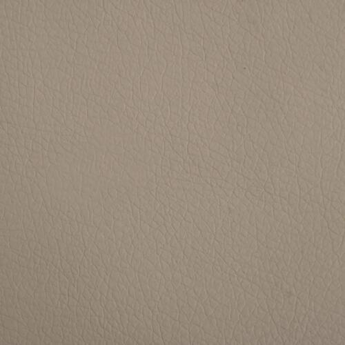 Hundeseng 70x45x30 cm kunstlæder cappuccinofarvet