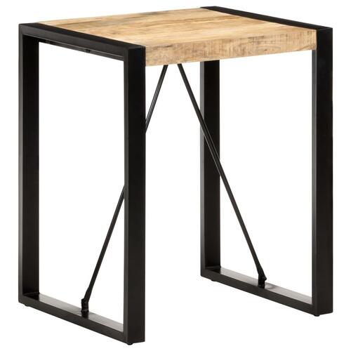 Spisebord 60x60x75 cm massivt ru mangotræ