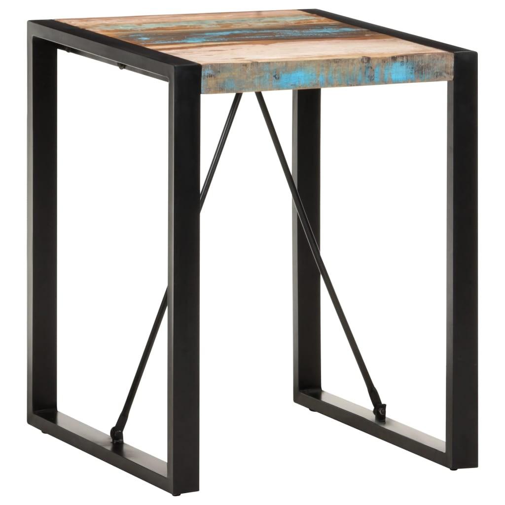 Spisebord 60x60x75 cm massivt genanvendt træ