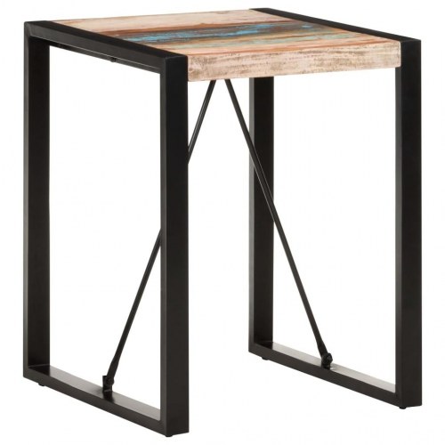 Spisebord 60x60x75 cm massivt genanvendt træ