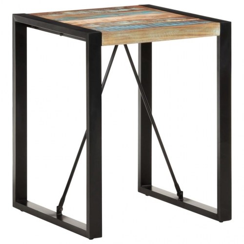 Spisebord 60x60x75 cm massivt genanvendt træ