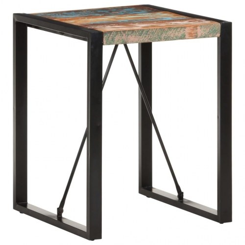 Spisebord 60x60x75 cm massivt genanvendt træ