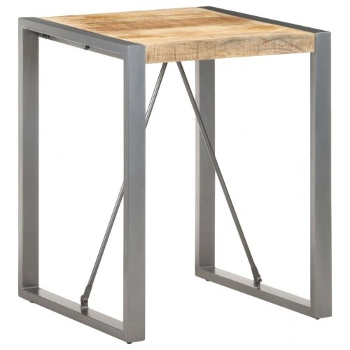 Spisebord 60x60x75 cm massivt ru mangotræ