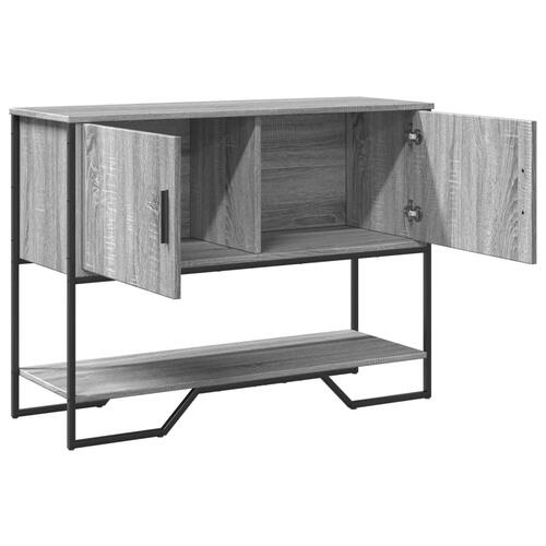Konsolbord 100x35x74,5 cm konstrueret træ grå sonoma-eg