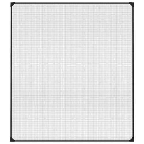 Magnetisk insektnet til vinduer 130x150 cm antracitgrå